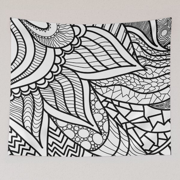 Item preview, Black Abstract Design designed and sold by lizashev.