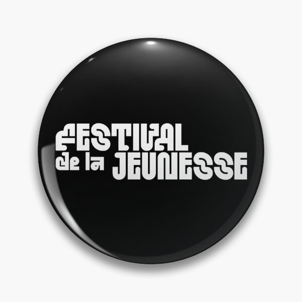 Festival Jeunesse - Logo Blanc Badge