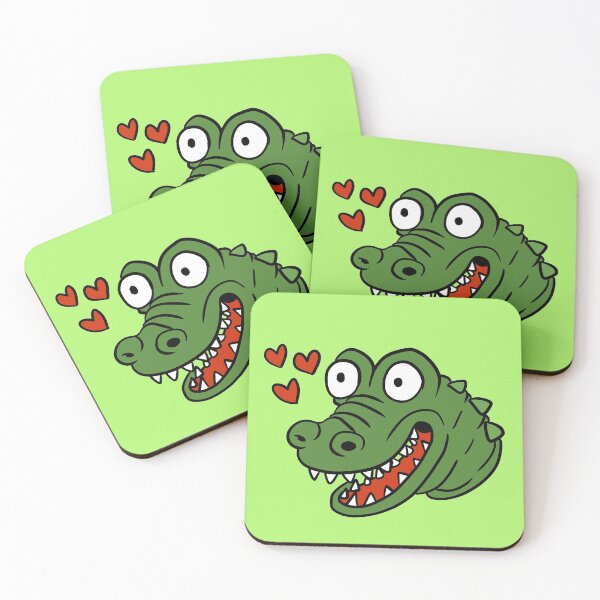 Item preview, cute crocodile doodle. Alligator.  designed and sold by JJadx.