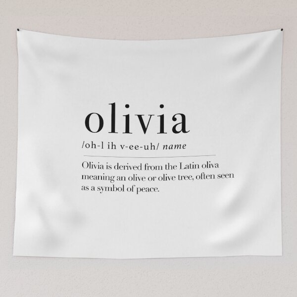 Item preview, Olivia - name meaning  designed and sold by maxchmz.