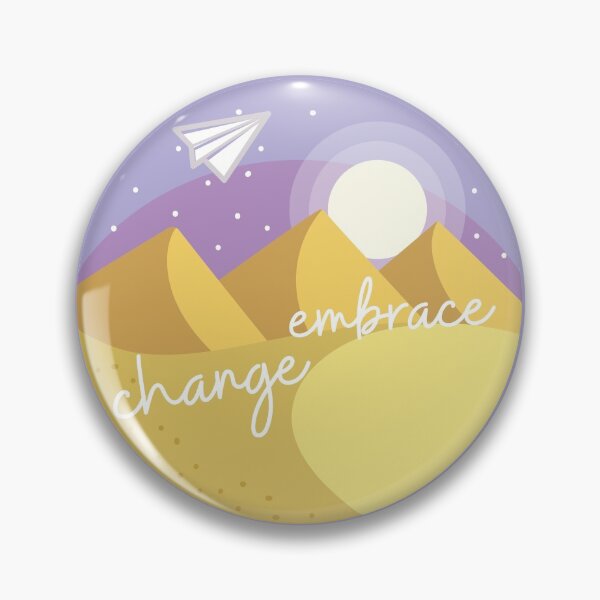 Item preview, Embrace Change - Paper Plane flying over the desert designed and sold by garhoud.