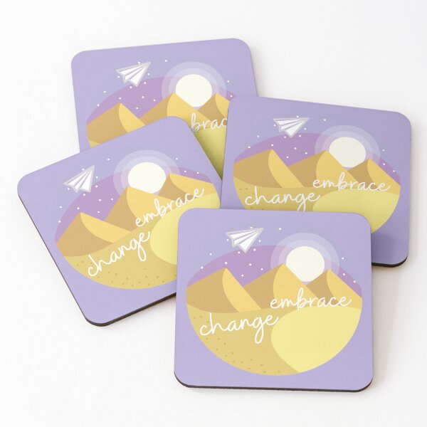 Item preview, Embrace Change - Paper Plane flying over the desert designed and sold by garhoud.
