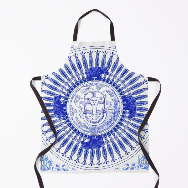 Item preview, Egyptian Blue and White Hathor (SPODE INSPIRED) designed and sold by Curtis Ryan Woodside Productions.