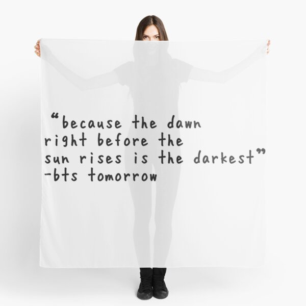 Aesthetic Bts Quotes Scarves Redbubble