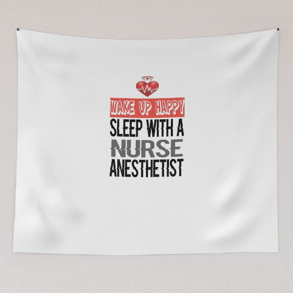 Item preview, Sleep With A Nurse Anesthetist, Wake up Happy, Sleep Nurse, Nurse Gift, Tie Dye Shirt, Nurse Shirt, Nurse Sweatshirt, Sleep all Day Nurse All Night, Happy Tops. designed and sold by Mode Tees.