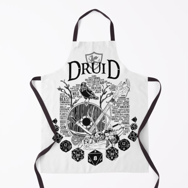 Item preview, RPG Class Series: Druid - Black Version designed and sold by Milmino.