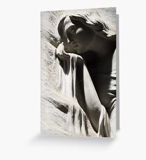 Like sand thru her fingers Greeting Card