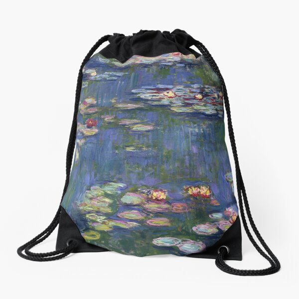 Claude Monet - Water Lilies Drawstring Bag
