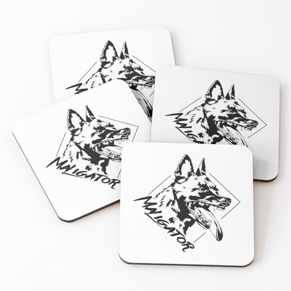 Item preview, Maligator Belgian Malinois portrait. designed and sold by dogarts.