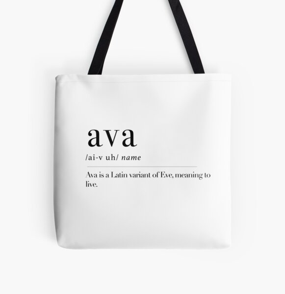 AVA the Label Tote Bag