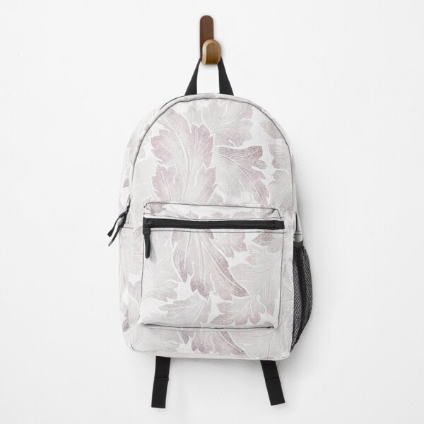 Item preview, William Morris inspired leaves in white designed and sold by Gaia Marfurt.
