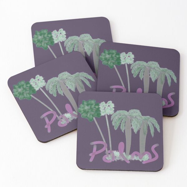 Item preview, Tropical Palms in Full Moon. designed and sold by Geomoon.