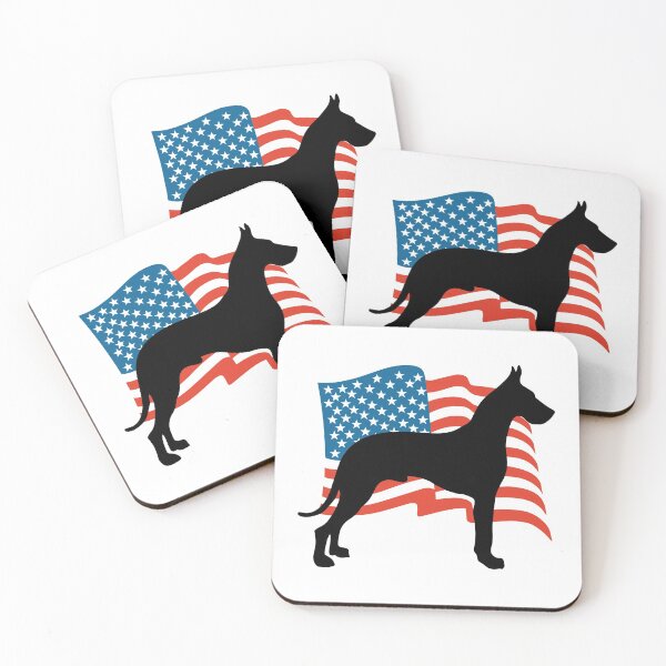 Item preview, American USA Flag Great Dane Dog 4th of July GIft product designed and sold by nikkidawn74.