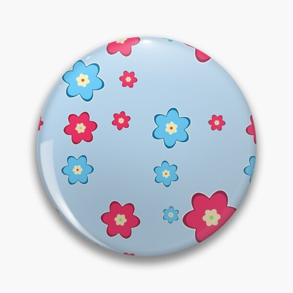 Item preview, vintage fantasy flowers over blue designed and sold by Filigranas Digitales.