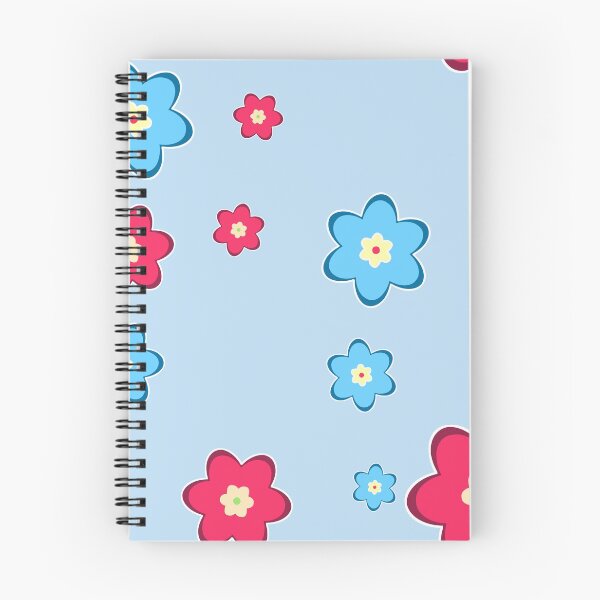 Item preview, vintage fantasy flowers over blue designed and sold by Filigranas Digitales.
