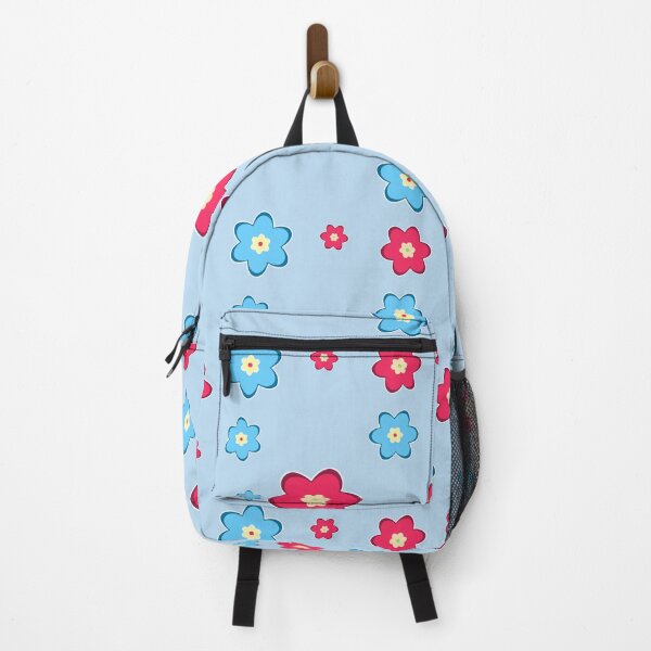Item preview, vintage fantasy flowers over blue designed and sold by Filigranas Digitales.