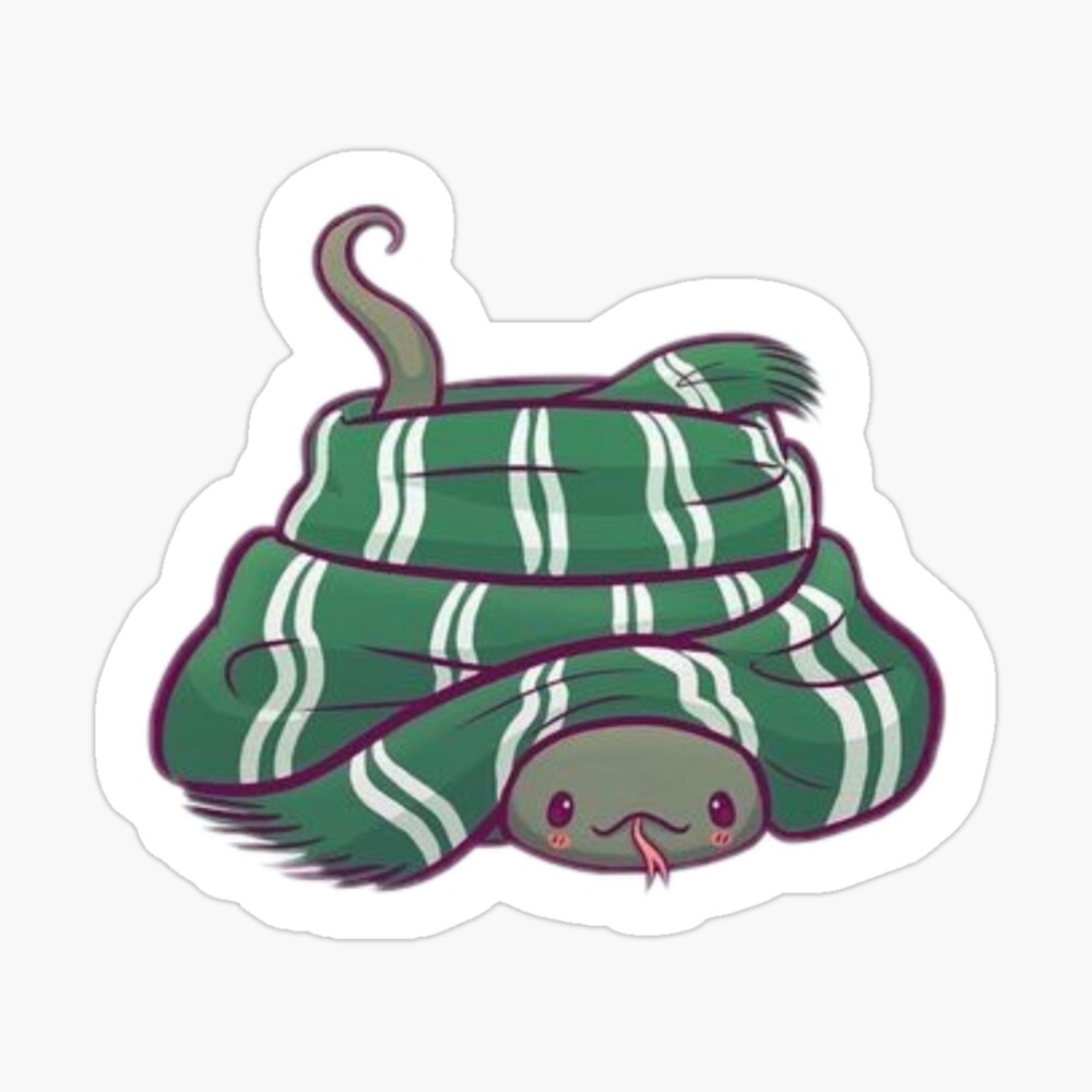snake with scarf