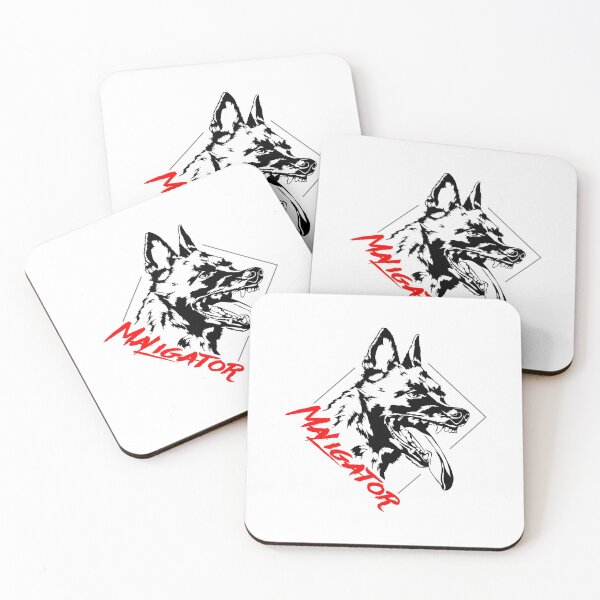 Item preview, Maligator Belgian Malinois portrait designed and sold by dogarts.