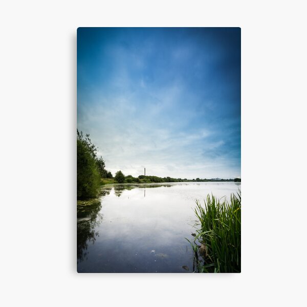 Cloud forming over Duston Mills Reservoir Canvas Print