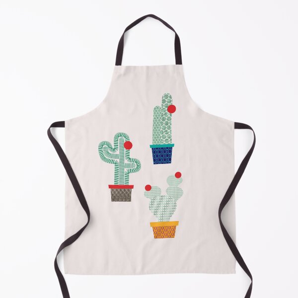 Item preview, Three cactus with flowers in cute pots designed and sold by marufemia.