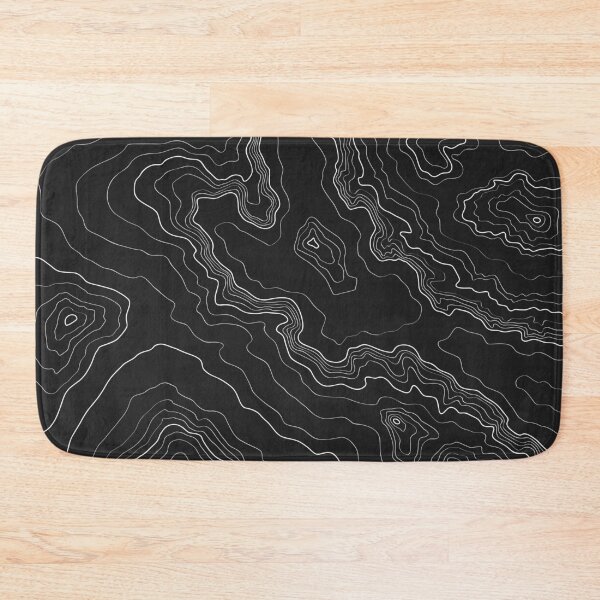 Item preview, Black topography designed and sold by AlexGolyakov.