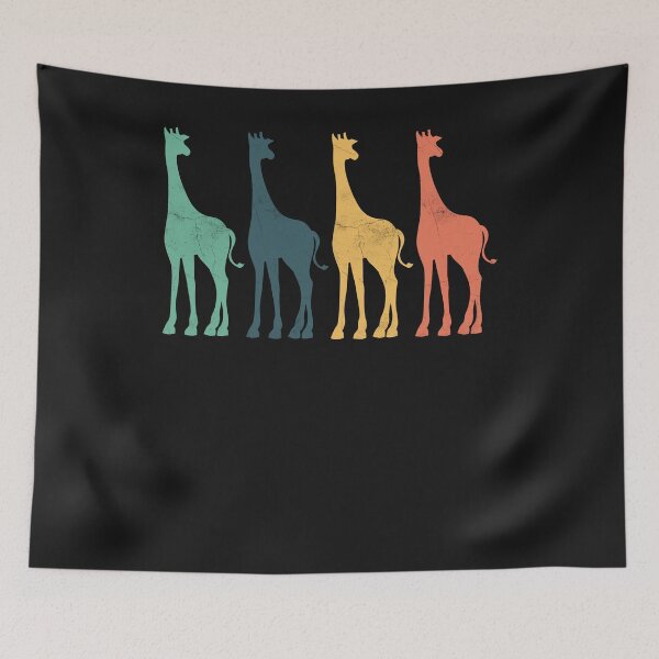 Item preview, Giraffe retro colorful colorful designed and sold by Imutobi.