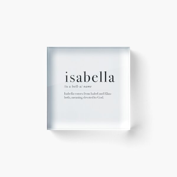 Item preview, Isabella - name meaning designed and sold by maxchmz.