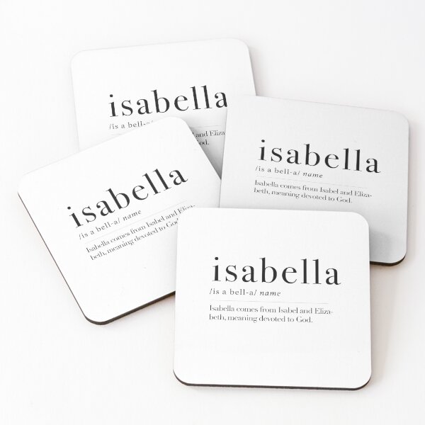 Item preview, Isabella - name meaning designed and sold by maxchmz.