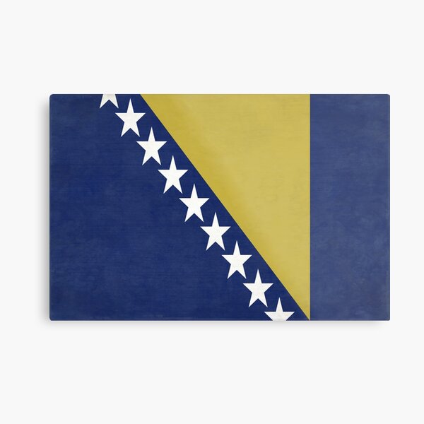Aufn/äher Patch Bosnien Herzegowina Schrift Fahne Flagge FLAGGENMAE/®