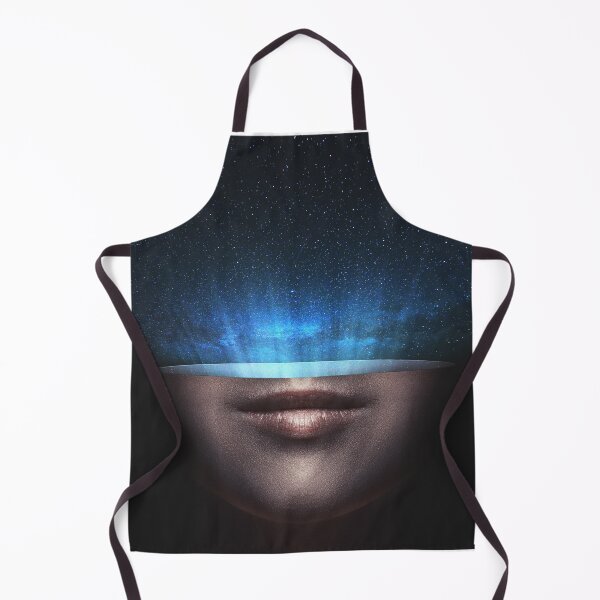 Item preview, Half face starscape collage designed and sold by Georgina Gibson.