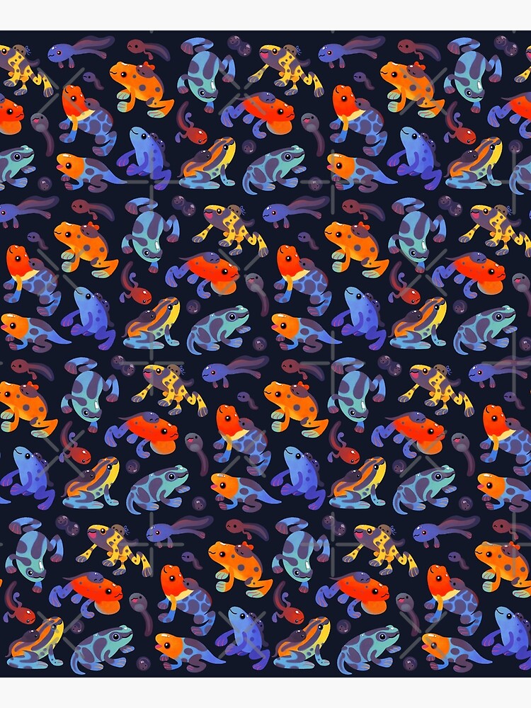 Poison dart frogs - dark by pikaole
