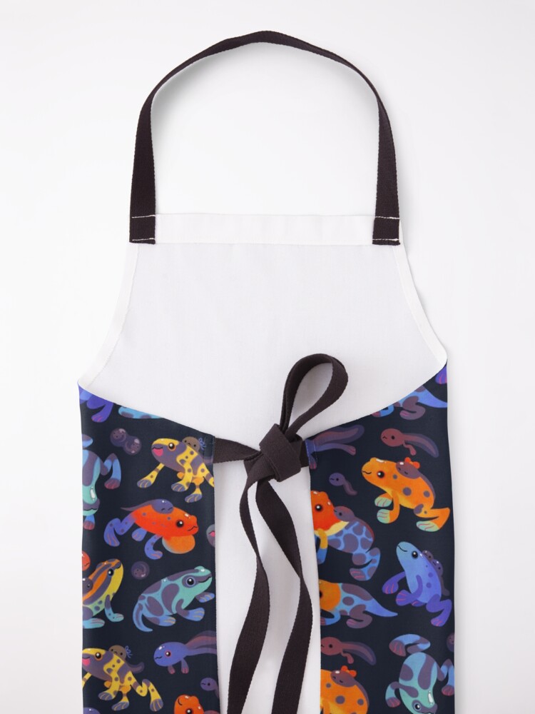 Alternate view of Poison dart frogs - dark Apron