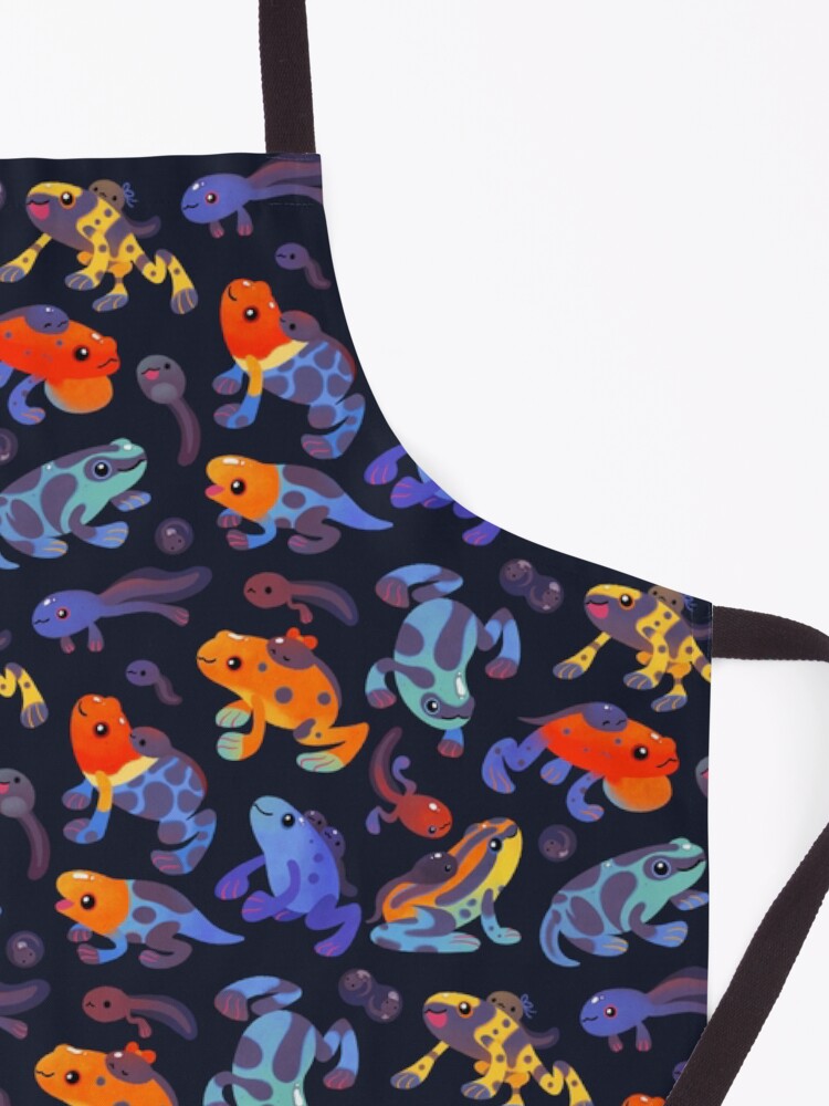 Alternate view of Poison dart frogs - dark Apron