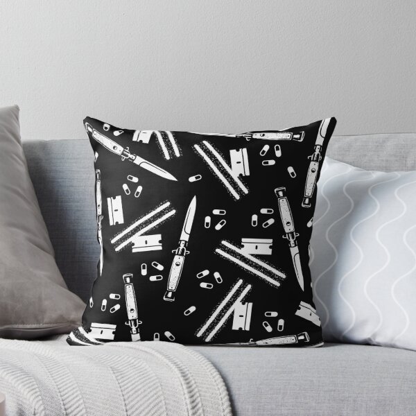 Item preview, Switchblade Cocaine Razor Blade Pills Repeat Pattern designed and sold by SpreadForSatan.