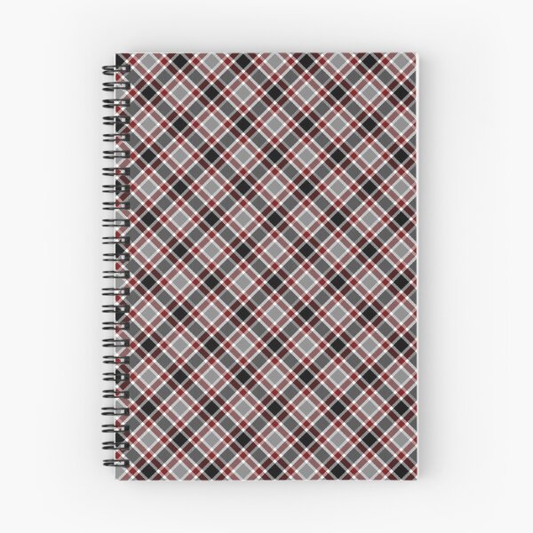 Item preview, Red, Black & Grey Cross Tartan Plaid Twill Pattern designed and sold by 89BLACK.