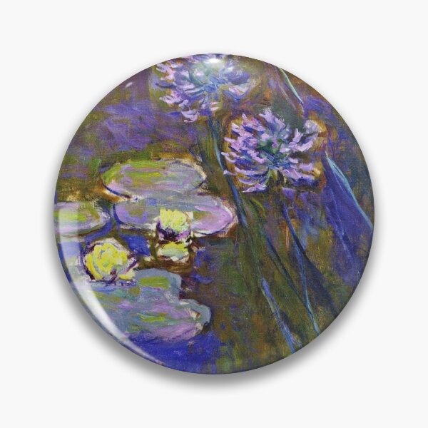 Item preview, Claude Monet - Water Lilies And Agapanthus 1917 designed and sold by artcenter.