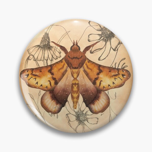 Item preview, Polilla y flores designed and sold by JulietteCons.