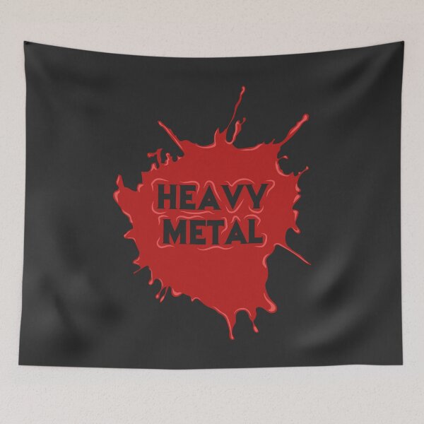 Item preview, Blood spot heavy metal designed and sold by Gezwompl.