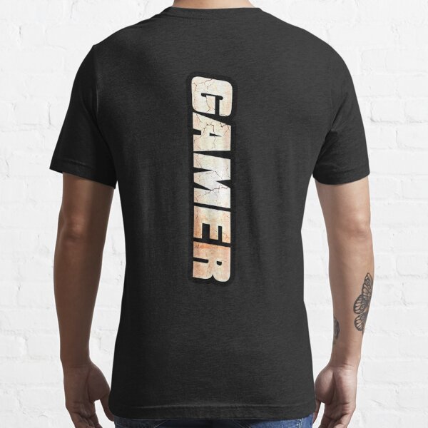 Grunge Gamer Typography T Shirt By Infdesigner Redbubble - straight outta roblox kids t shirt by infdesigner redbubble