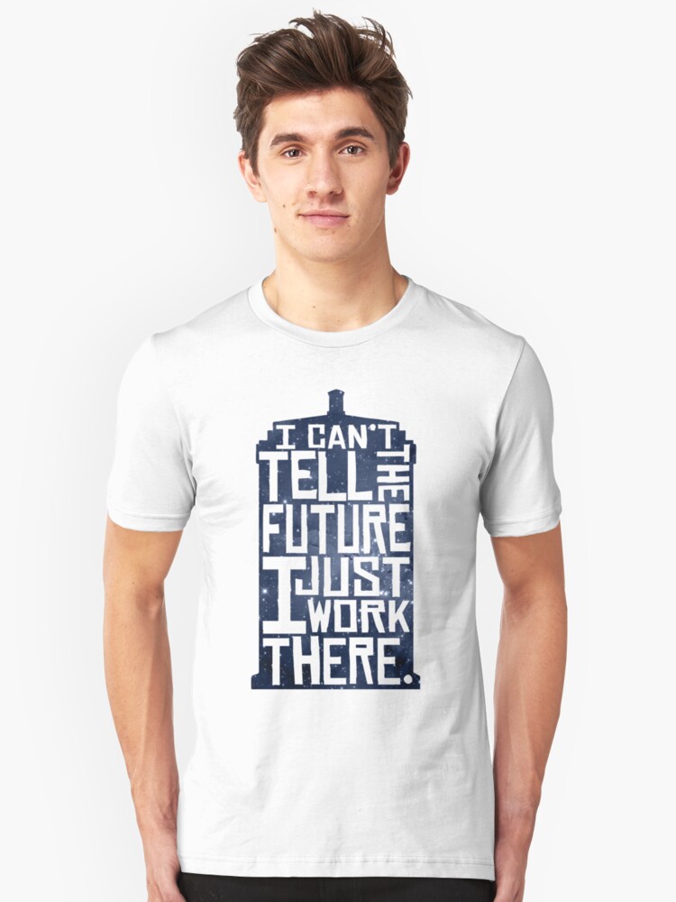 Alternate view of I Can't Tell The Future Slim Fit T-Shirt