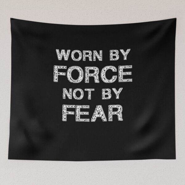 Item preview, Worn By Force Not by Fear Funny Gift Idea designed and sold by Farid94.