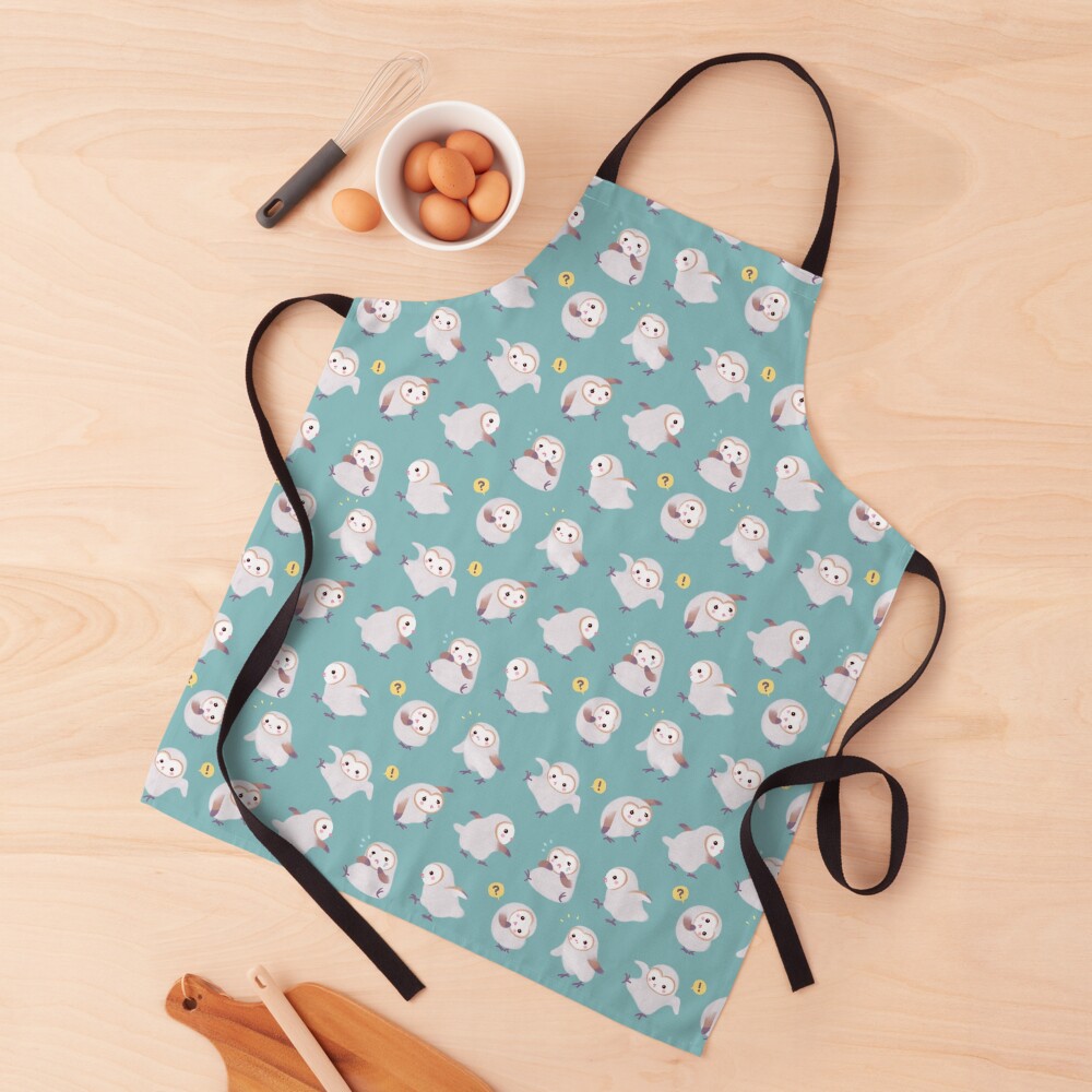 Baby barn owls Apron