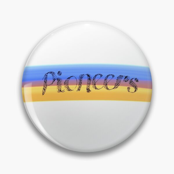 Item preview, Pioneers orange & blue watercolor black cursive  designed and sold by Allie Rockhill.