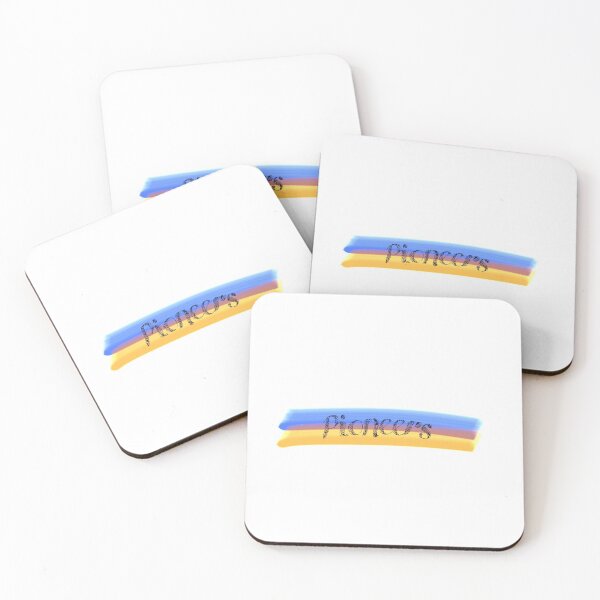 Item preview, Pioneers orange & blue watercolor black cursive  designed and sold by Allie Rockhill.