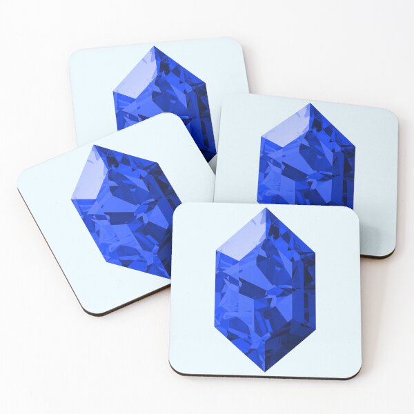 Item preview, Blue Rupee Shattered Crystal designed and sold by gemdesignco.