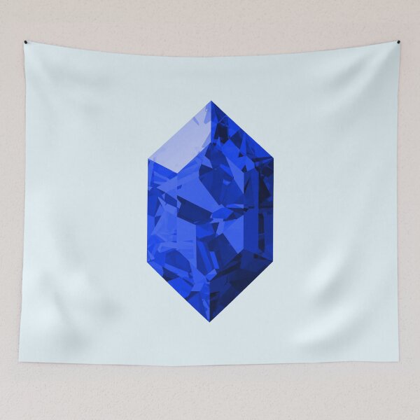 Item preview, Blue Rupee Shattered Crystal designed and sold by gemdesignco.