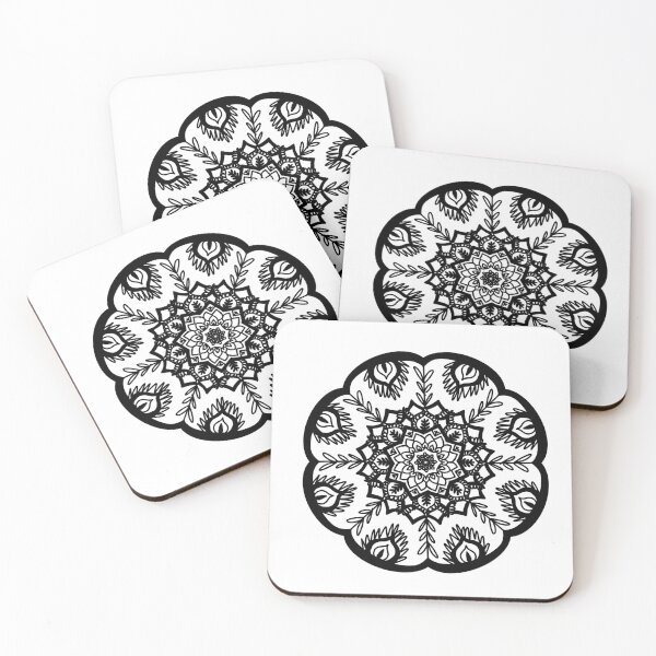 Item preview, Black and White Mandala designed and sold by ns1765.