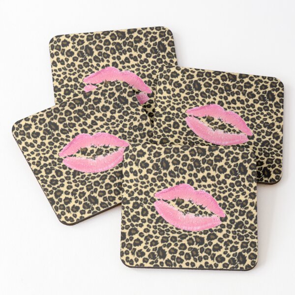 Item preview, Leopard print with lips designed and sold by PrissyMarie.