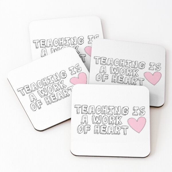 Item preview, Teaching is a Work of Heart designed and sold by Danimw.