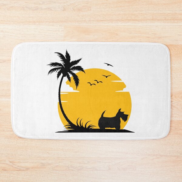 Item preview, Palm Beach and Scottish Terrier designed and sold by DogsHearted.
